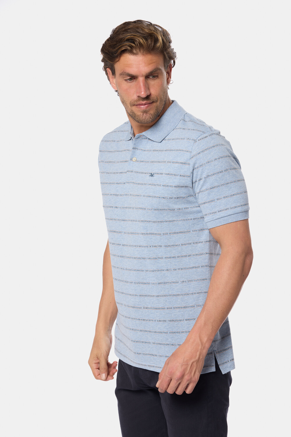 REMERA POLO ESTAMPADA Denim