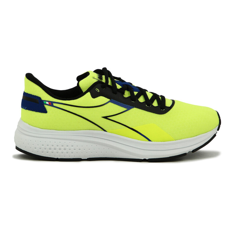 Diadora Champion Running Hombre Active PASSO 2 Amarillo Fluo-Negro