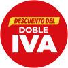 Con descuento del DOBLE IVA