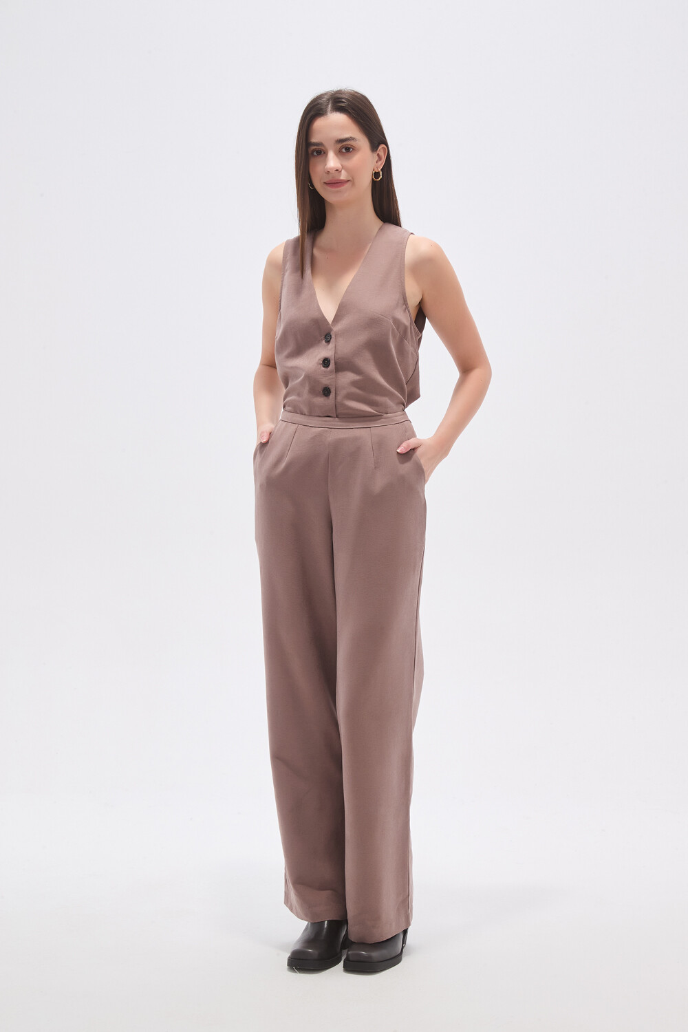 Pantalon Arcam Taupe / Mink / Vison