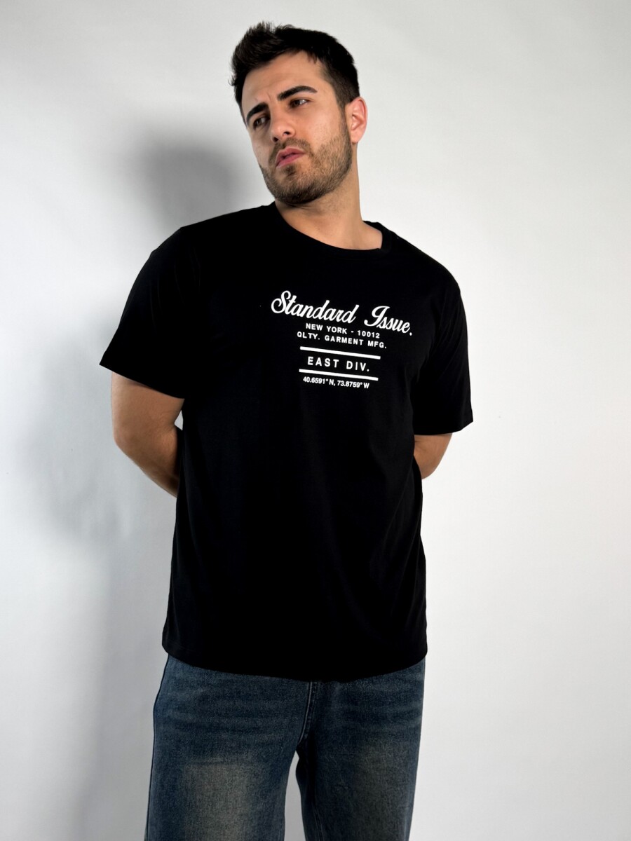 Remera estampada Buley - Negro 