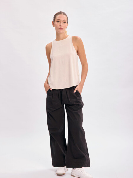 Pantalón ancho Negro