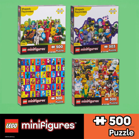 Pluzzle Diseños Surtidos LEGO Minifiguras 500 Piezas U
