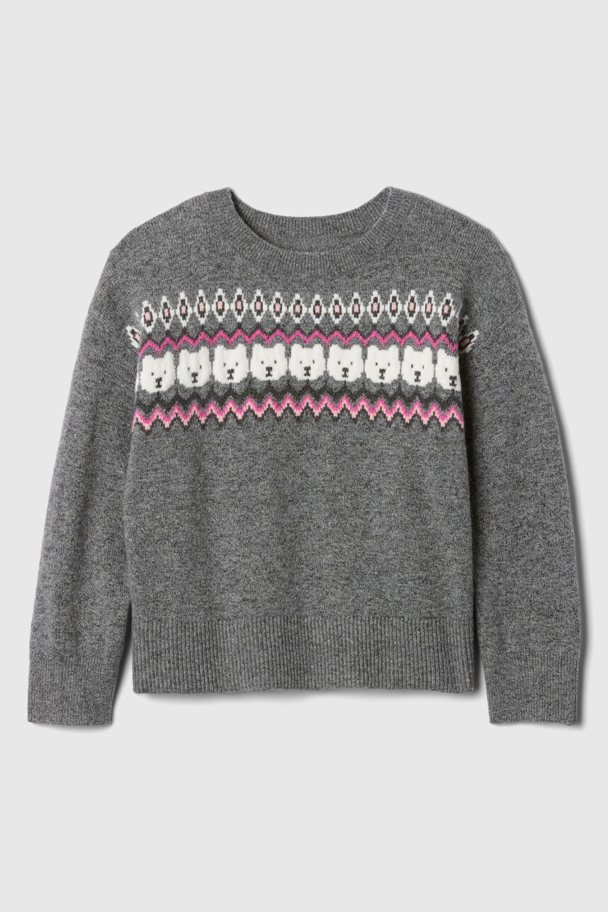 Buzo Cashsoft Fairisle Toddler Niña Sp Fairisle
