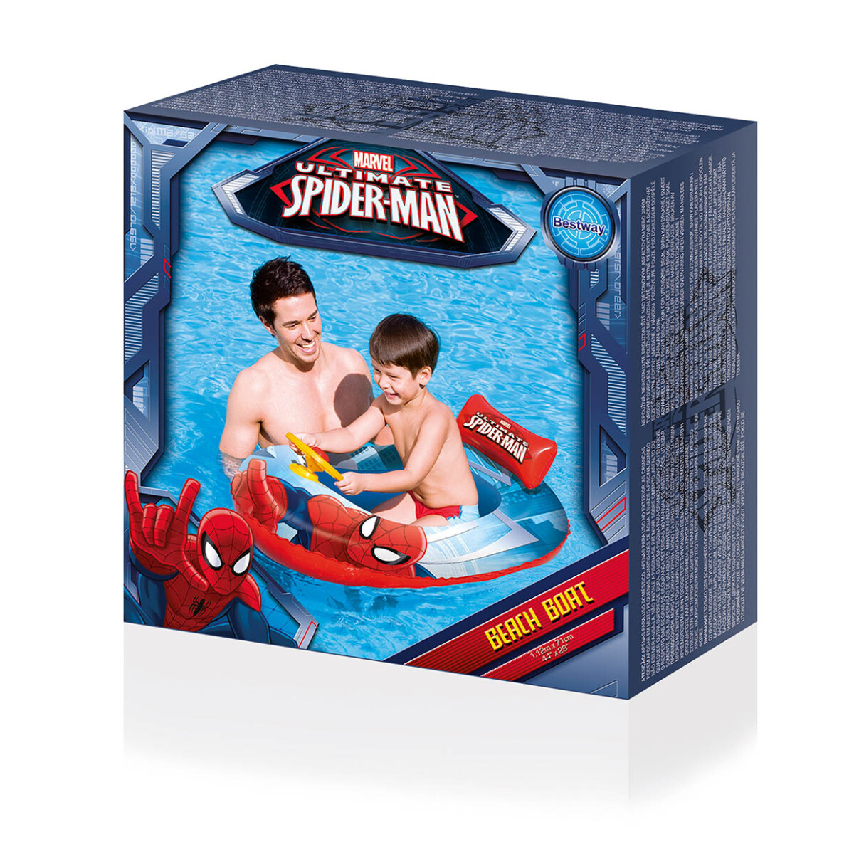 Bote Inflable Raft 112 x 69 cm - Spiderman 