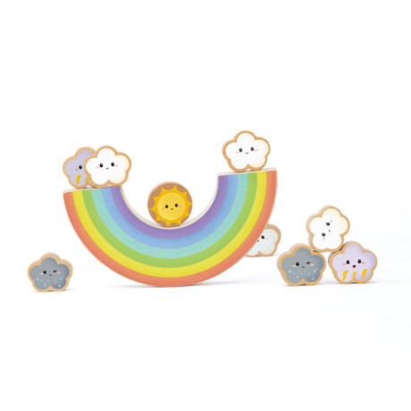 Juego de equilibrio Classic World arcoiris en madera