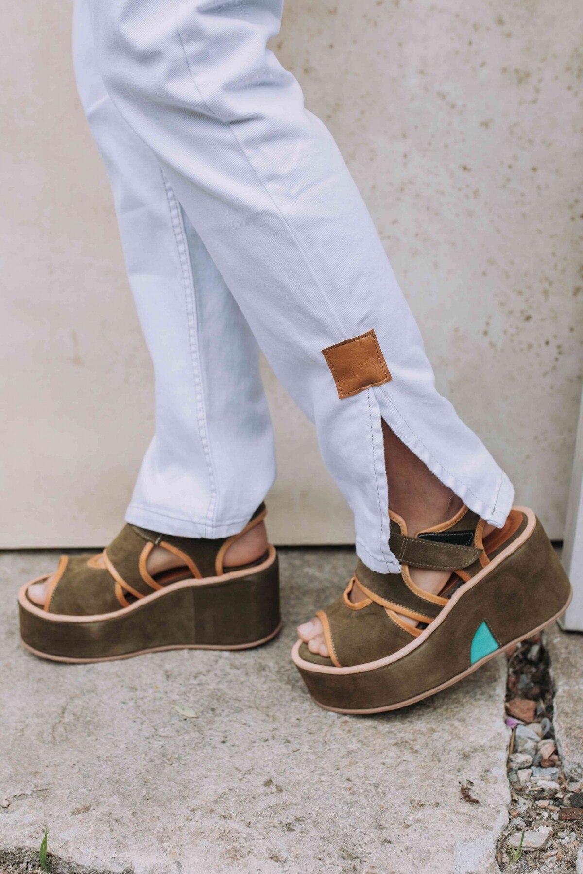 Sandalia Baqueana Verde