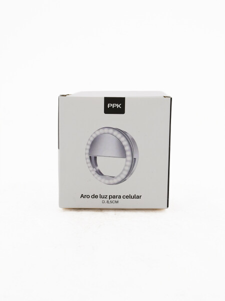 ARO DE LUZ PARA CELULAR BLANCO