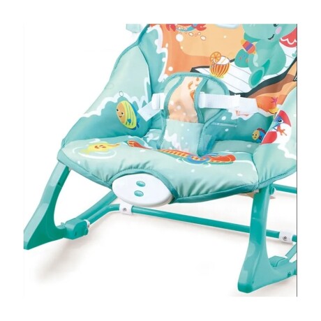 Silla Mecedora Musical Infantil 3 Etapas TURQUESA
