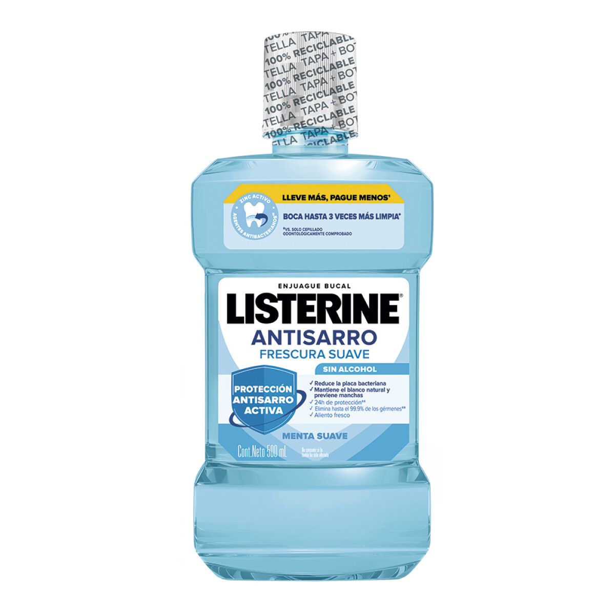 Enjuague Bucal Listerine Cool Mint 500ml 