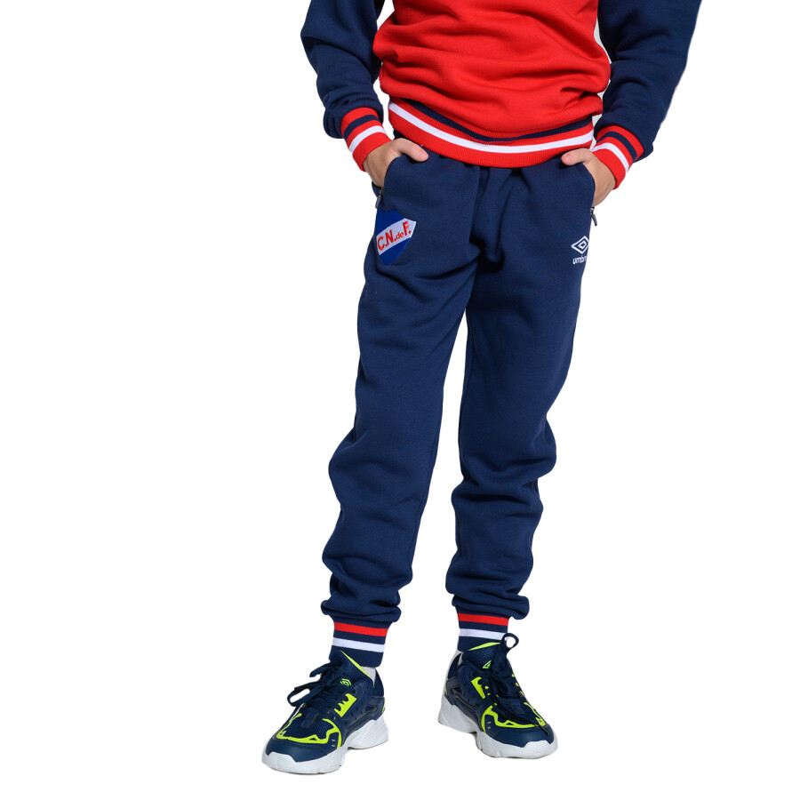 Pantalon de Niños Umbro Nacional Plaquet Azul - Blanco - Rojo