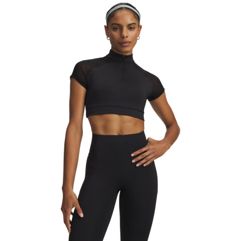 Vanish Elite Crop SS-RED BLK-008
