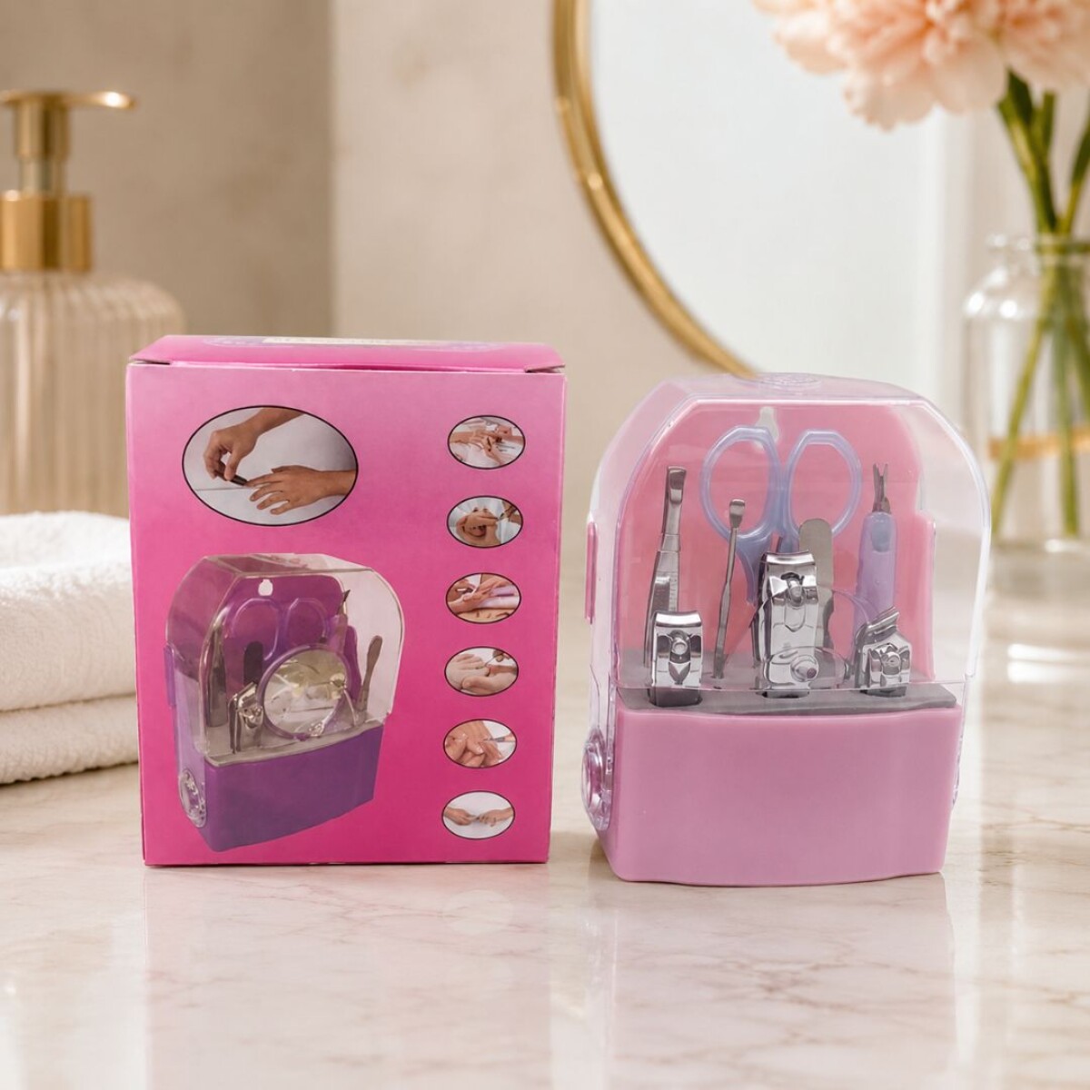 Set De Manicura En Estuche x8 Piezas 