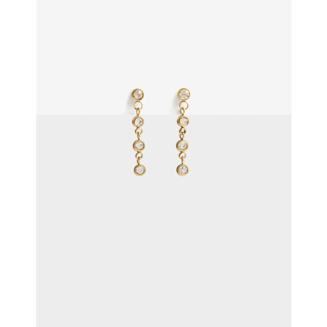 Aros Cortos De Acero Exclusive Edition Dorado