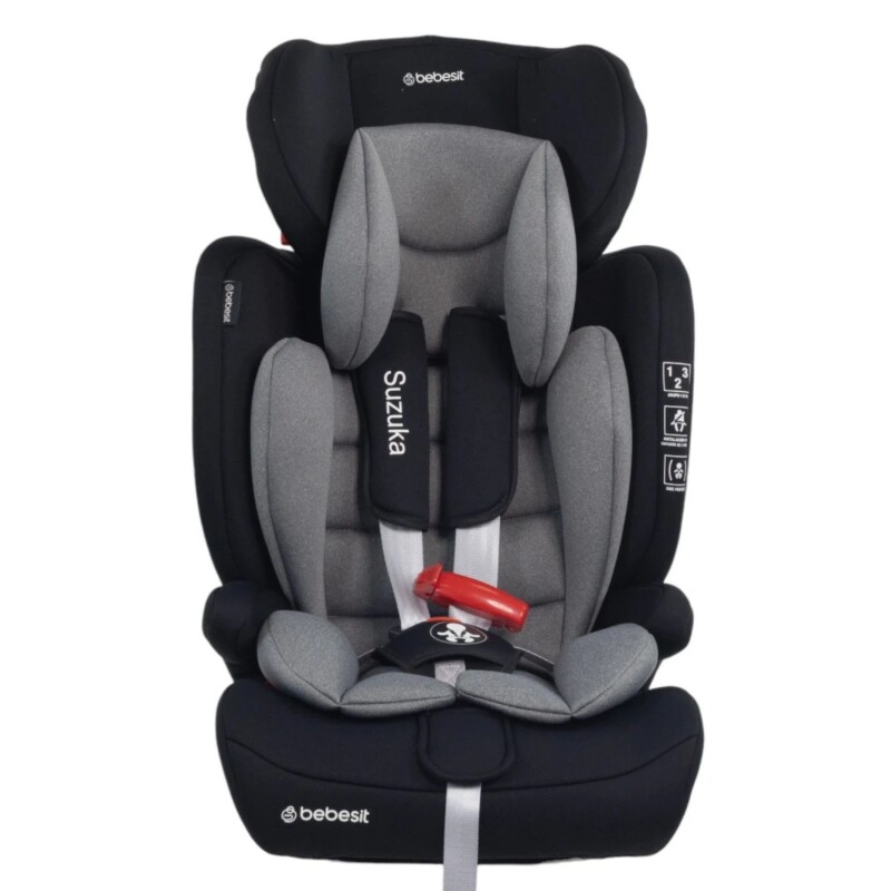 Bebesit Booster Convertible Suzuka 9 a 36 kg Gris Bebesit Booster Convertible Suzuka 9 a 36 kg Gris