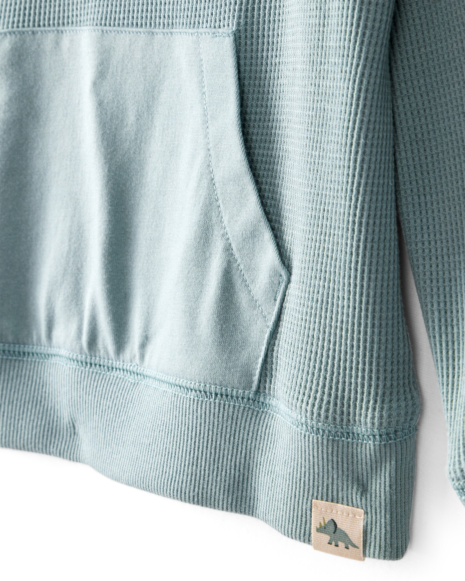 Set dos piezas de algodón, pantalón y remera, verde Sin color