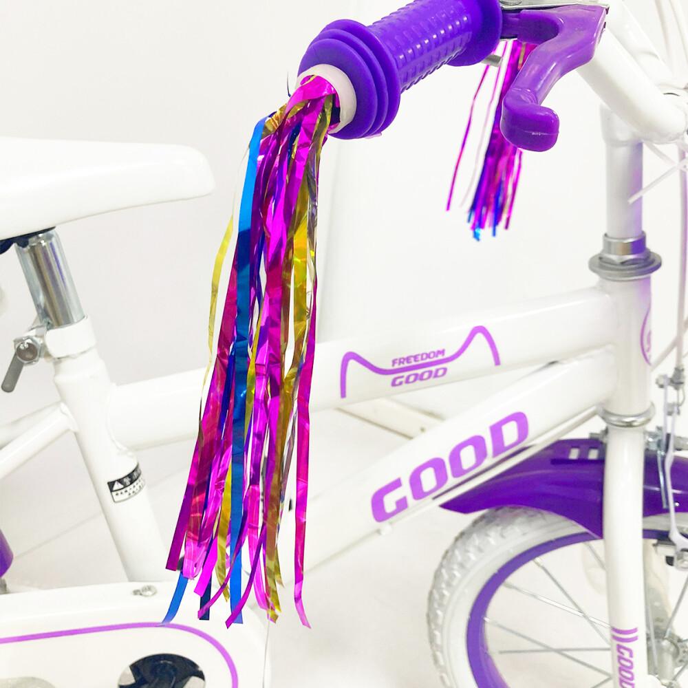 Bicicleta Infantil Rodado 16 Con Rueditas Auxiliares Violeta