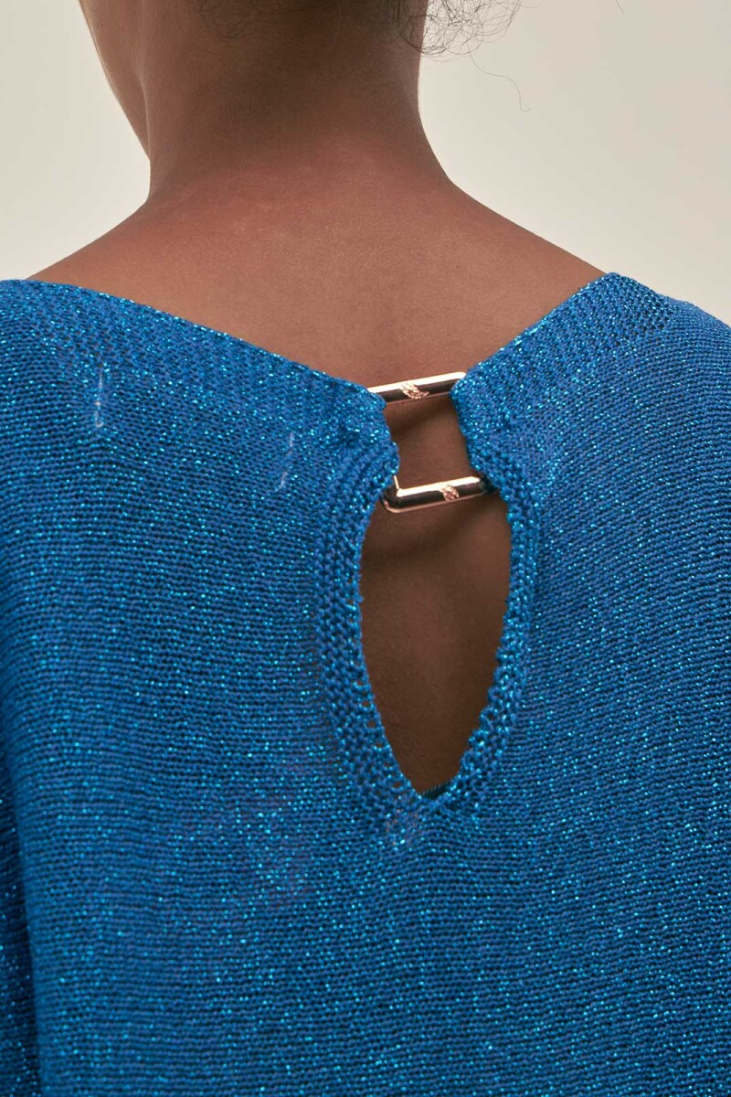 LU RING SWEATER Blue