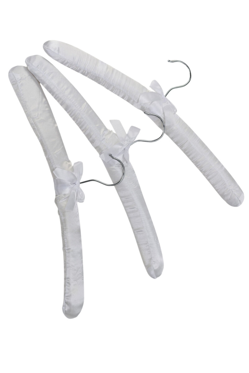 PACK 3 PERCHAS DE SEDA - BLANCO 