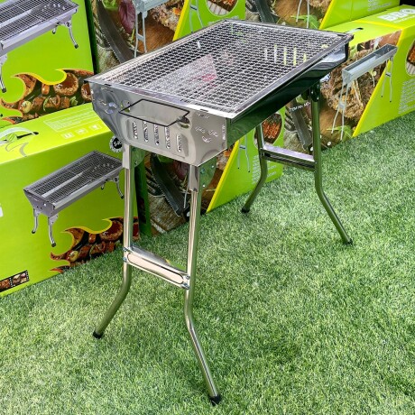 Parrilla Camping Acero Inoxidable Plegable Para Carbón Parrilla Camping Acero Inoxidable Plegable Para Carbón