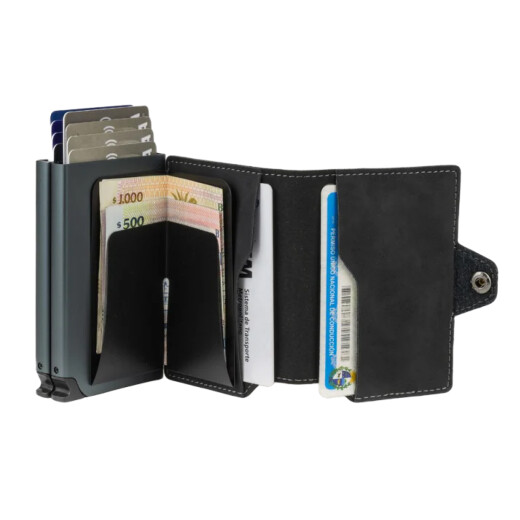 Billetera Baleine Double Kansas - Gris Billetera Baleine Double Kansas - Gris