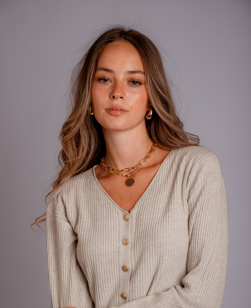 Blusa Marina beige