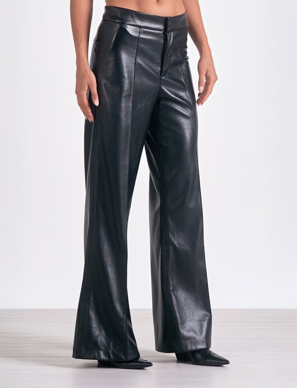 Pantalon Eco Cuero NEGRO