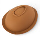 Molde de Silicona para Huevos de Chocolate 18.2×14.5×5.8cm Marron