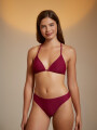 Top+bikini Twist Bordeaux Claro