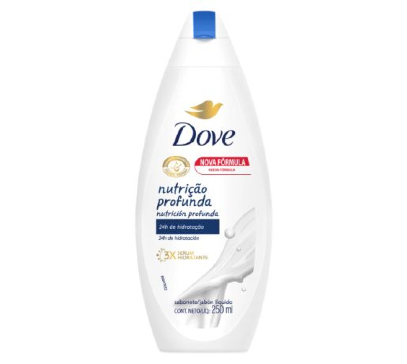 Dove Jabón Líquido Nutrición Profunda 250ml – Limpieza e Hidratación