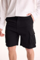 Bermuda De Gabardina Breeze Negro