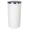Papelera Lenox con tapa basculante 35L Blanco