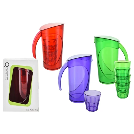 Jarra Casasunco 1.5L + 4 Vasos 250ml Jarra Casasunco 1.5L + 4 Vasos 250ml