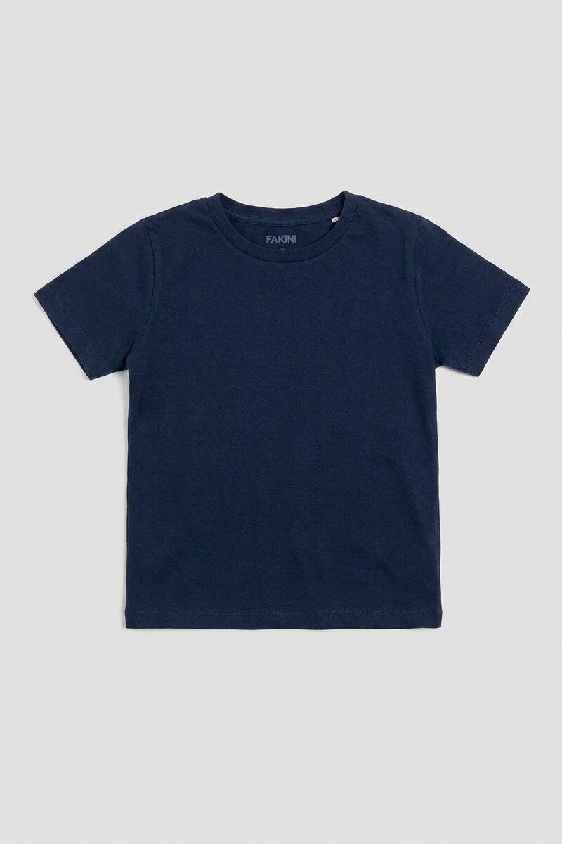 Camiseta básica - Niño AZUL MARINO