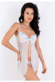 BABY DOLL TUL CON BORDADO BLANCO