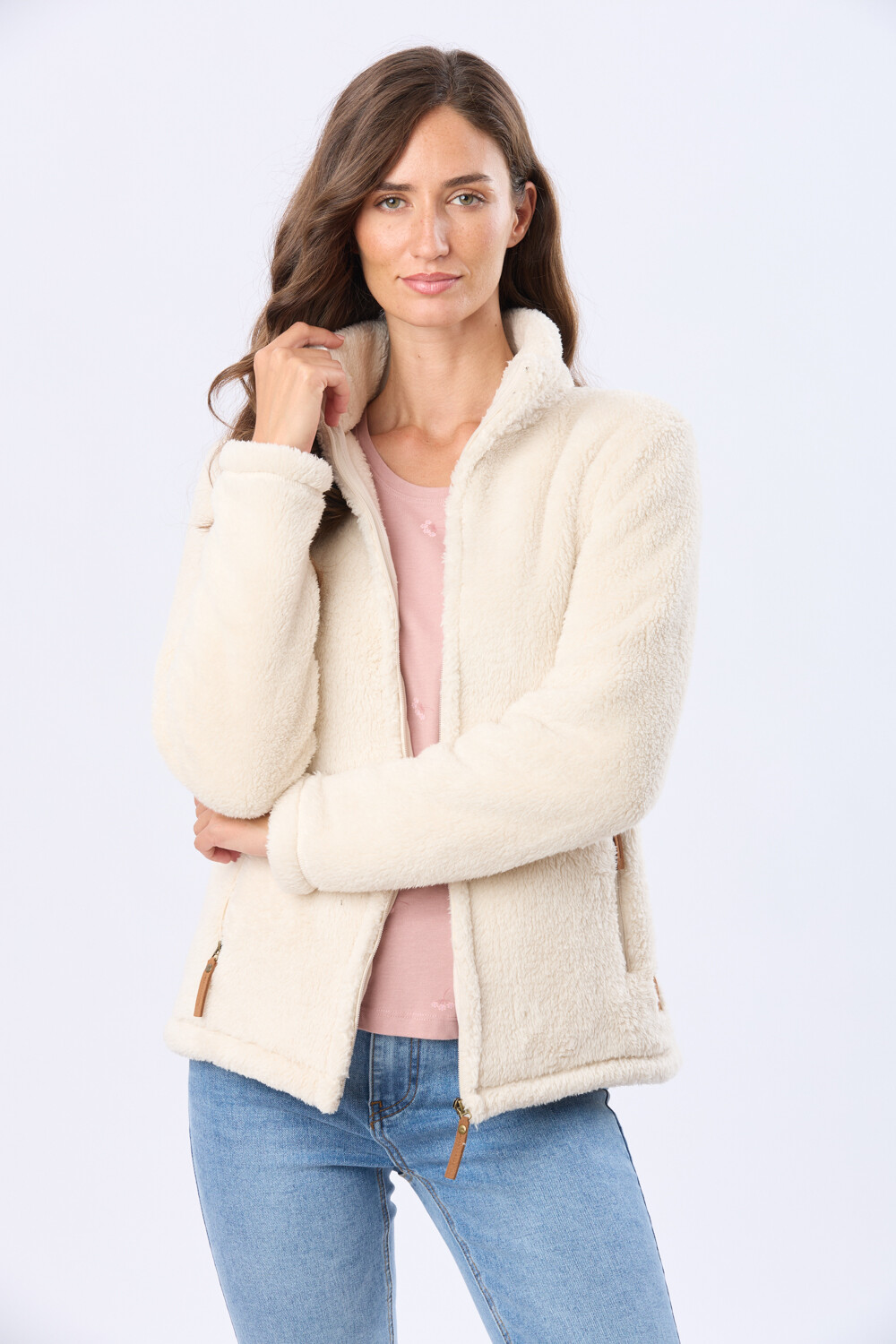 CAMPERA SHERPA SUAVE Natural