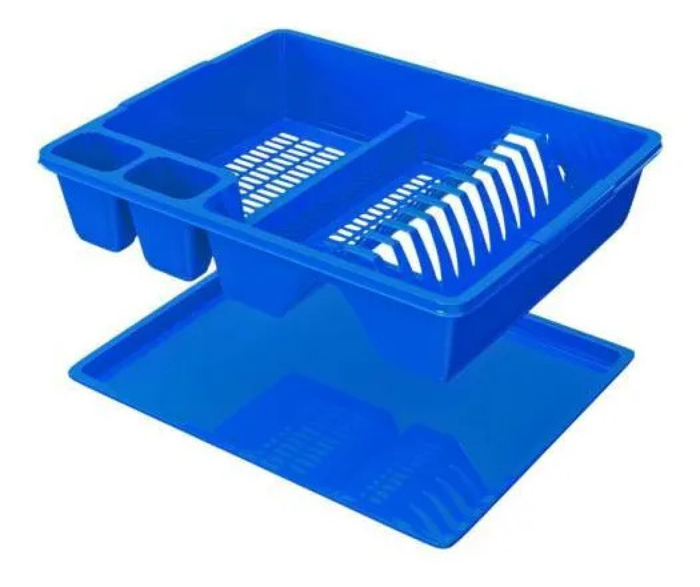 Escurridor Eco De Platos Vasos Cubiertos 45 X 38 Cm - CELESTE 
