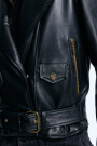 CAMPERA CUERO GRETTA Negro