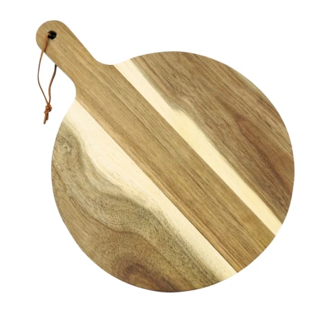 Tabla para picar de madera redonda Tabla para picar de madera redonda