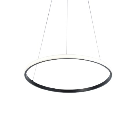COLGANTE LED 18W ANILLOS 3000K NEGRO 60CM COLGANTE LED 18W ANILLOS 3000K NEGRO 60CM