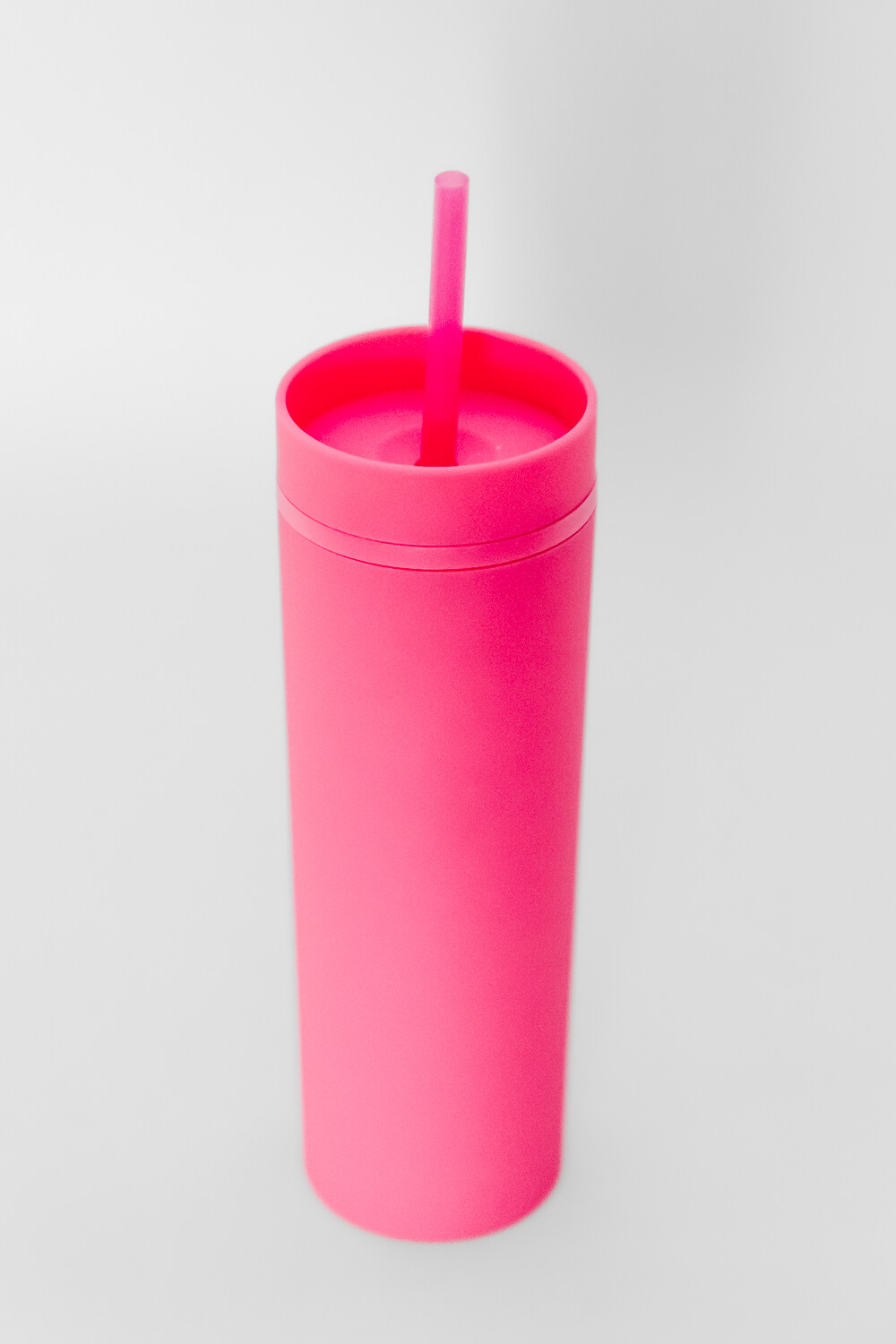 Vaso Con Tapa + Sorbito Beverly Alto Bubblegum
