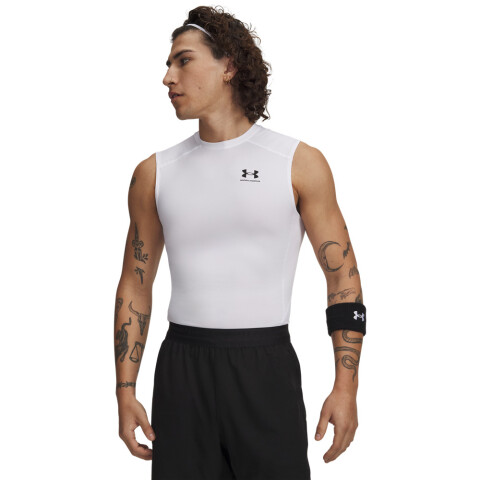 UA HG Armour Comp SL-WHT WHT-100