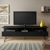 Rack TV Lumax Londres hasta 65" con Cajones y Estantes Negro