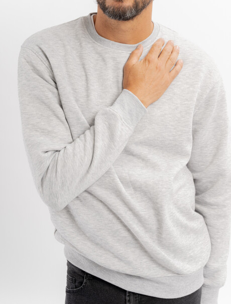 Buzo felpa Amir gris melange