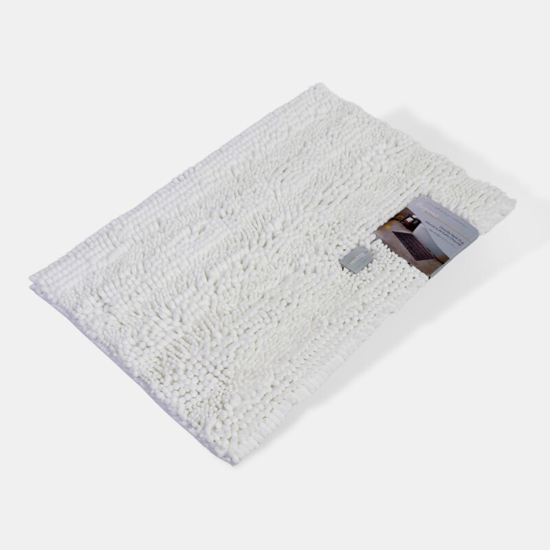 ALFOMBRA BLANCO 53X81CM P/BAÑO Unica