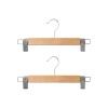 PERCHA MADERA C/PINZA 2PZAS Unica