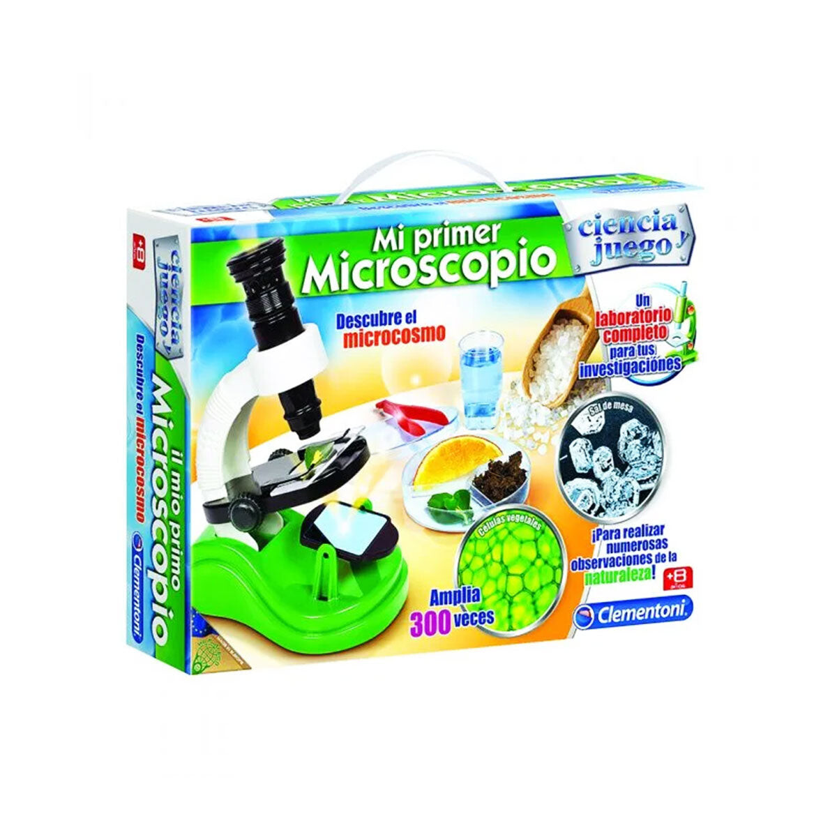 Juego Didactico Clementoni Mi primer Microscopio Cien 