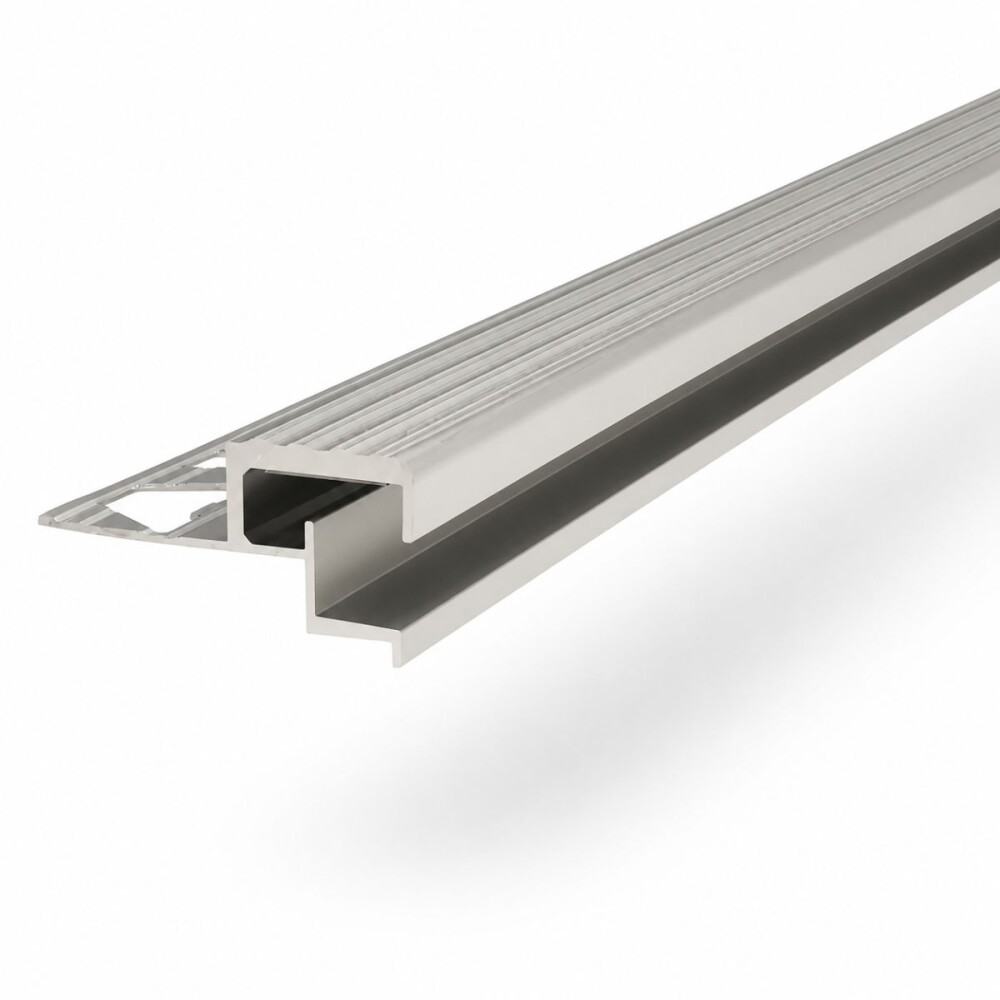 Lumiere Protector Escalera Led Grada 10mm x 2,5m Cromo Mate Lumiere Protector Escalera Led Grada 10mm X 2,5m Cromo Mate