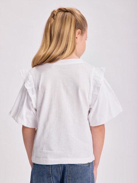 Remera manga balloon Crudo