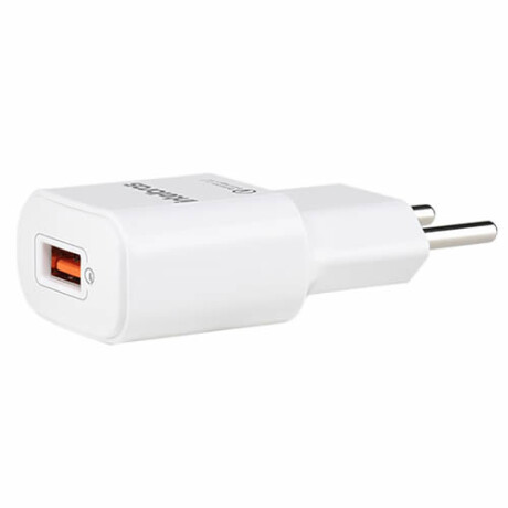 Cargador 220v a USB H-Quick Charge EC 1 | Blanco-INTELBRAS Cargador 220v A Usb H-quick Charge Ec 1 | Blanco-intelbras